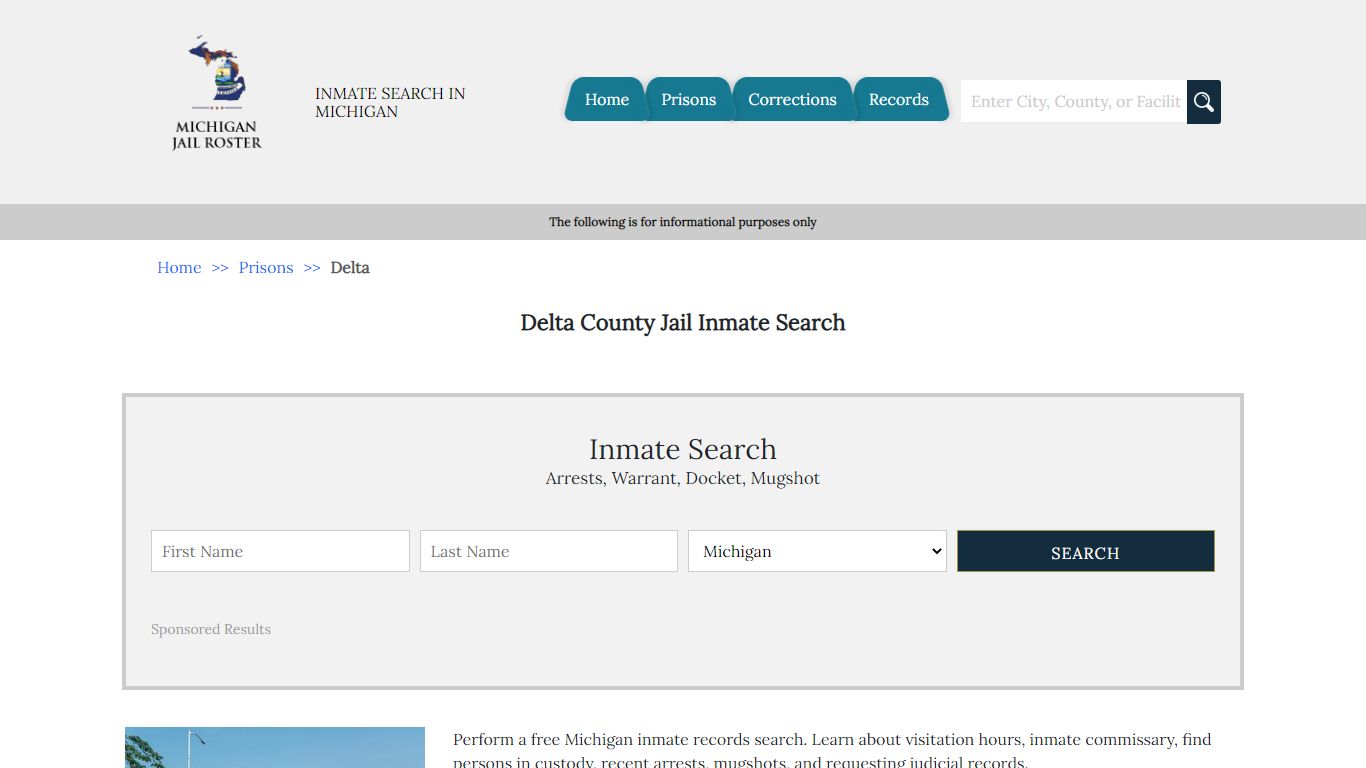 Delta County Jail Inmate Search - Michigan Jail Roster